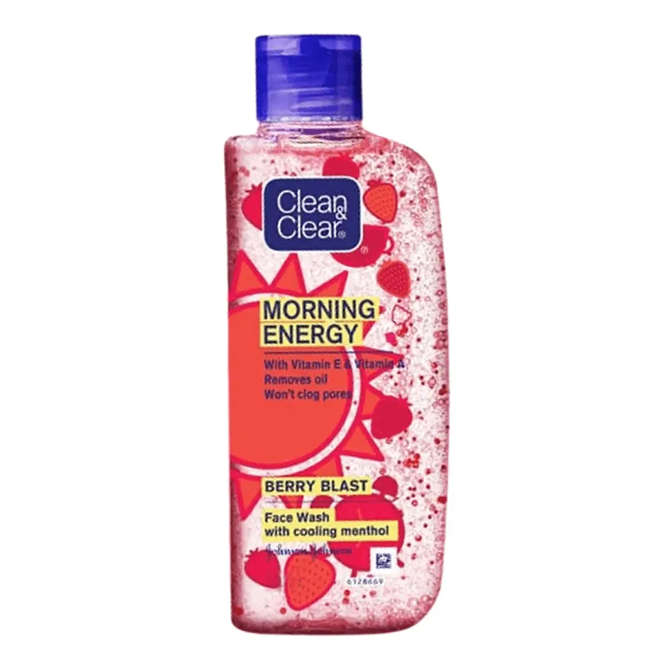 CLEAN&CLEAR MORNING ENERGY BERRY BLAST FACE WASH 100ML