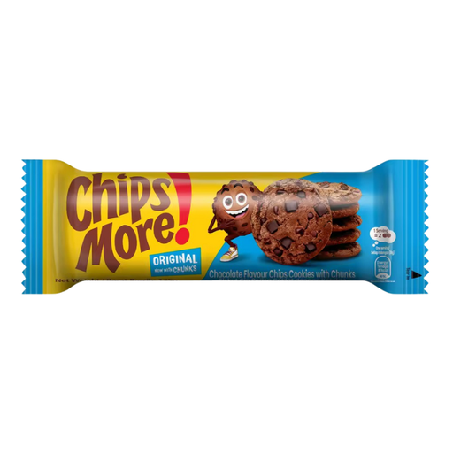 CHIPS MORE BISCUITS DOUBLE CHOCOLATE 135G