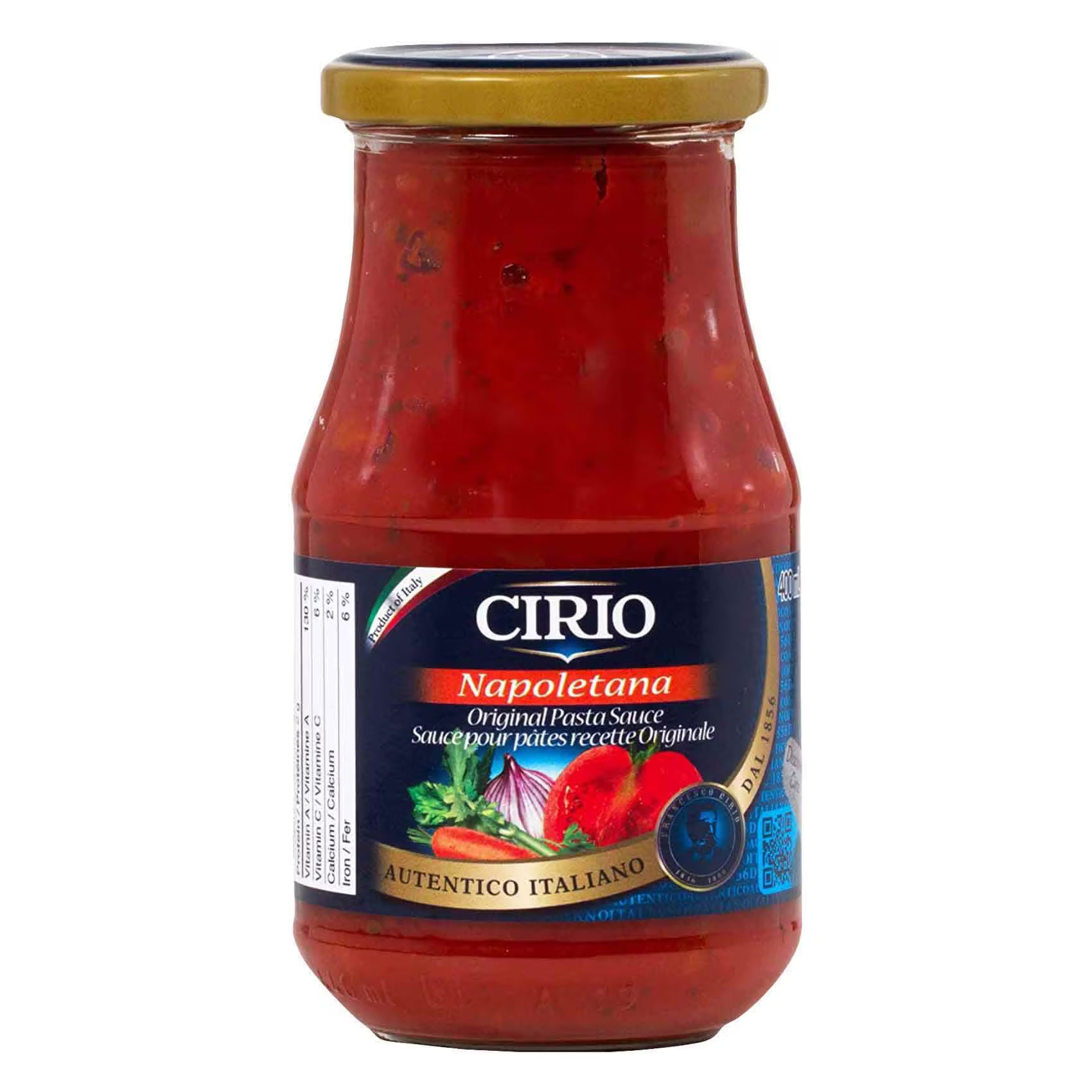 CIRIO PASTA SAUCE WITH ITALIAN CHEESE 420G