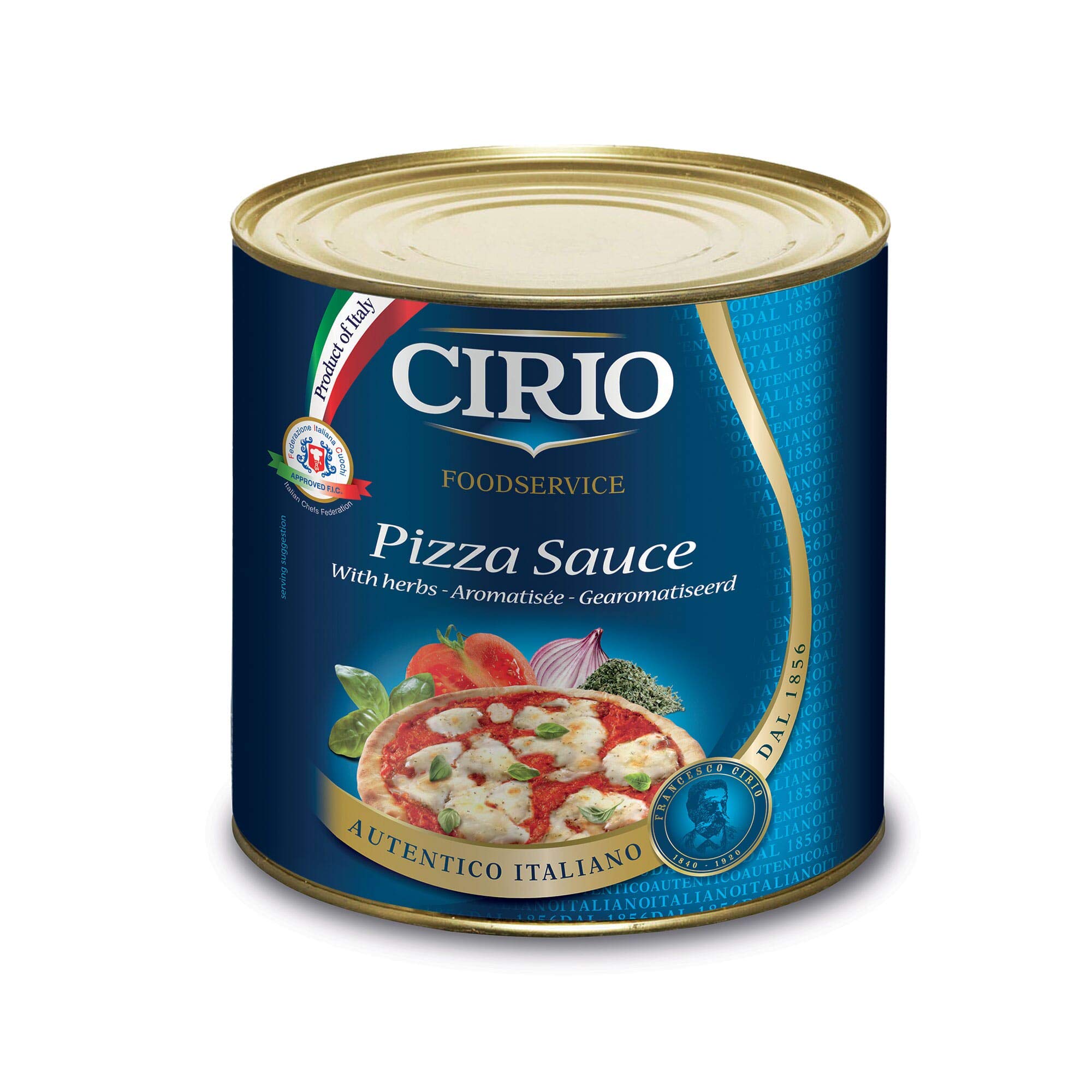 CIRIO PIZZA SAUCE WITH HERBS 25550G