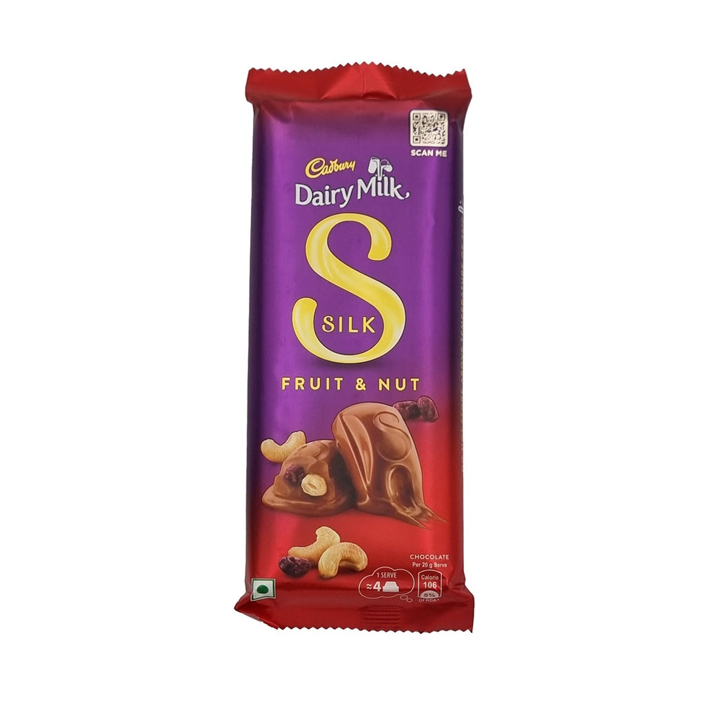 CADBURY DAIRY MILK FRUIT&NUT SLIK CHOCOLATE 129G