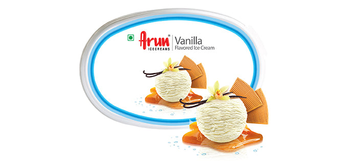 ARUN ICE VANILLA CUP 125ML (7NOS) X12