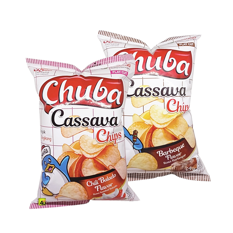 CHUBA CASSAVA CHIPS PACKET BBQ 60G