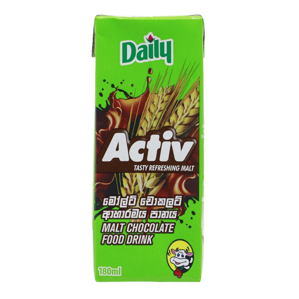 DAILY ACTIVE MALT CHOCOLATE  FLAVOURED MILK 180ML