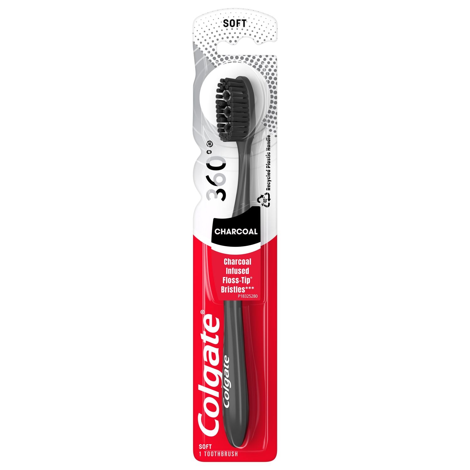 COLGATE TOOTHBURSH 360 CHARCOAL