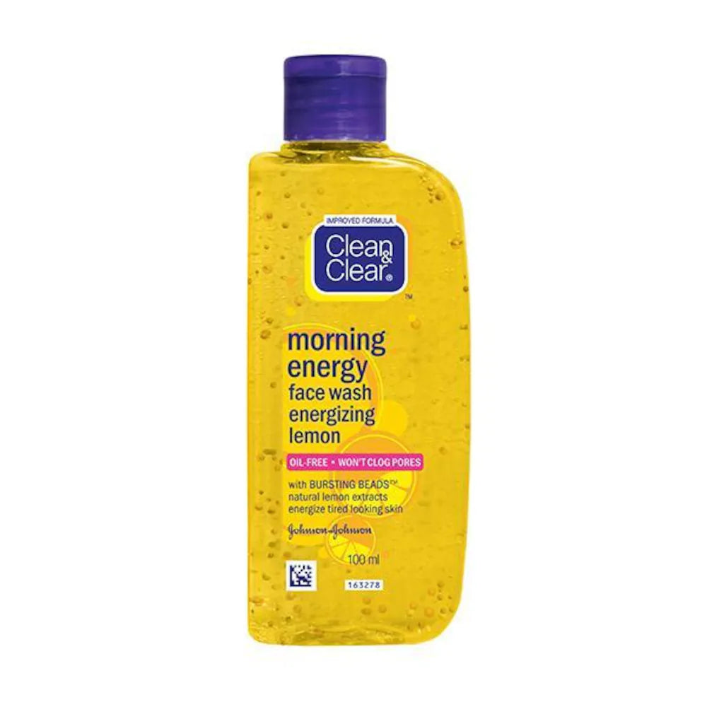CLEAN&CLEAR MORNING ENERGY LEMON FRESH FACE WASH 100ML