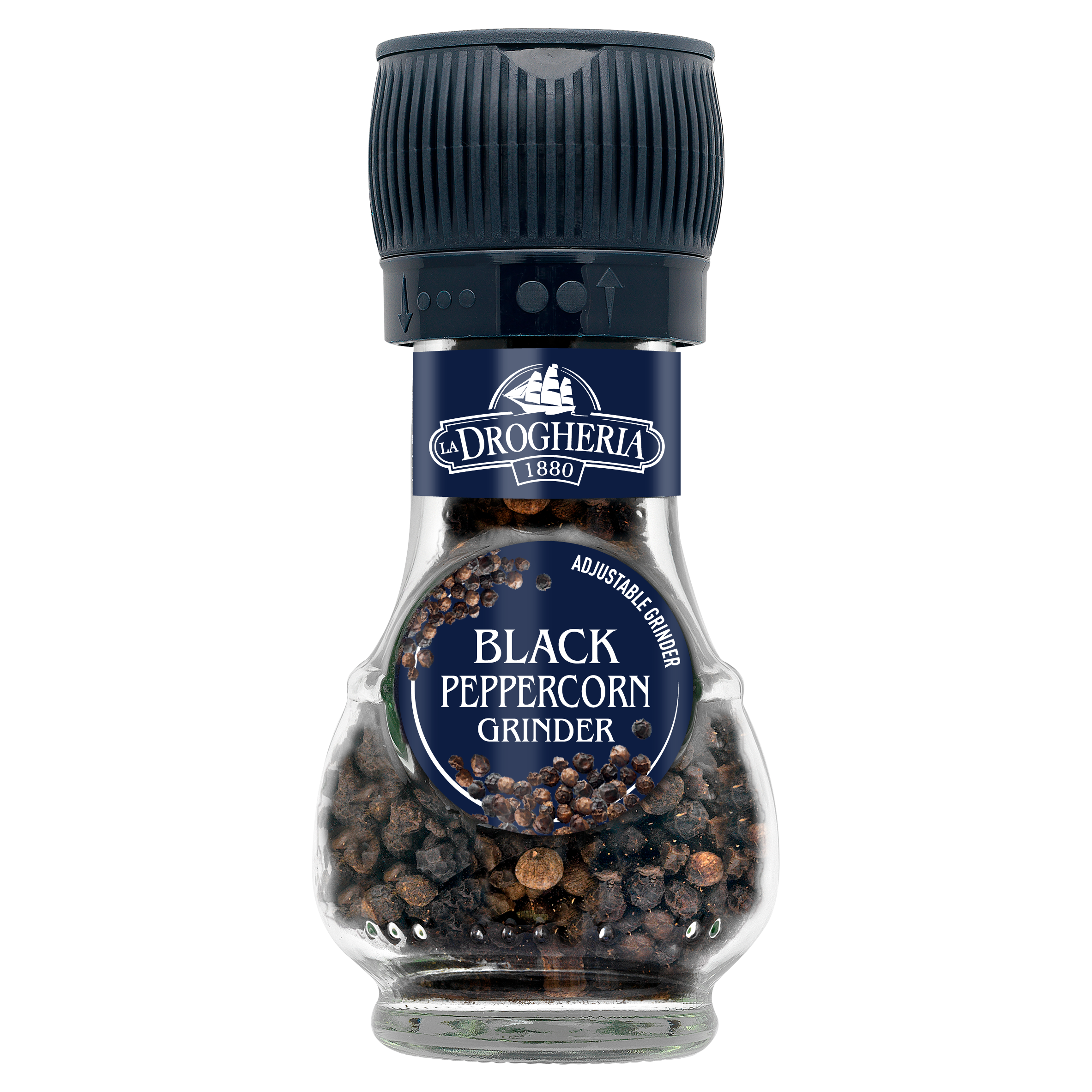 BLACK PEPPER CORNS GRINDER 45G