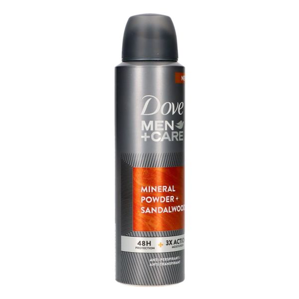 DOVE DEO MINERAL POWDER+SANDALWOOD MEN 250ML