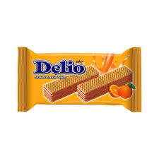 DELIO CREAM WAFER ORANGE 16GM