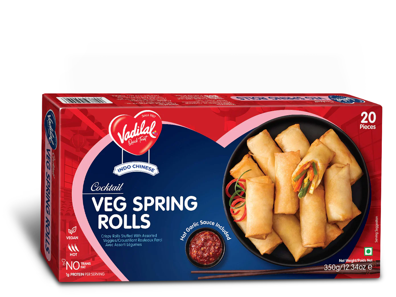 VISMART VEGTABLE SPRING ROLL 100X25G